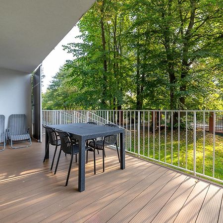 Apartamentyprzymorzu 010 Z Basenem Tarasem I Ogrodkiem Kołobrzeg Buitenkant foto